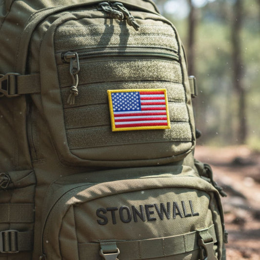 VELCRO PATCH HERITAGE - AMERICAN FLAG