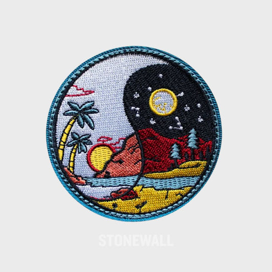 VELCRO PATCH FRONTIER - DAY AND NIGHT YIN YANG
