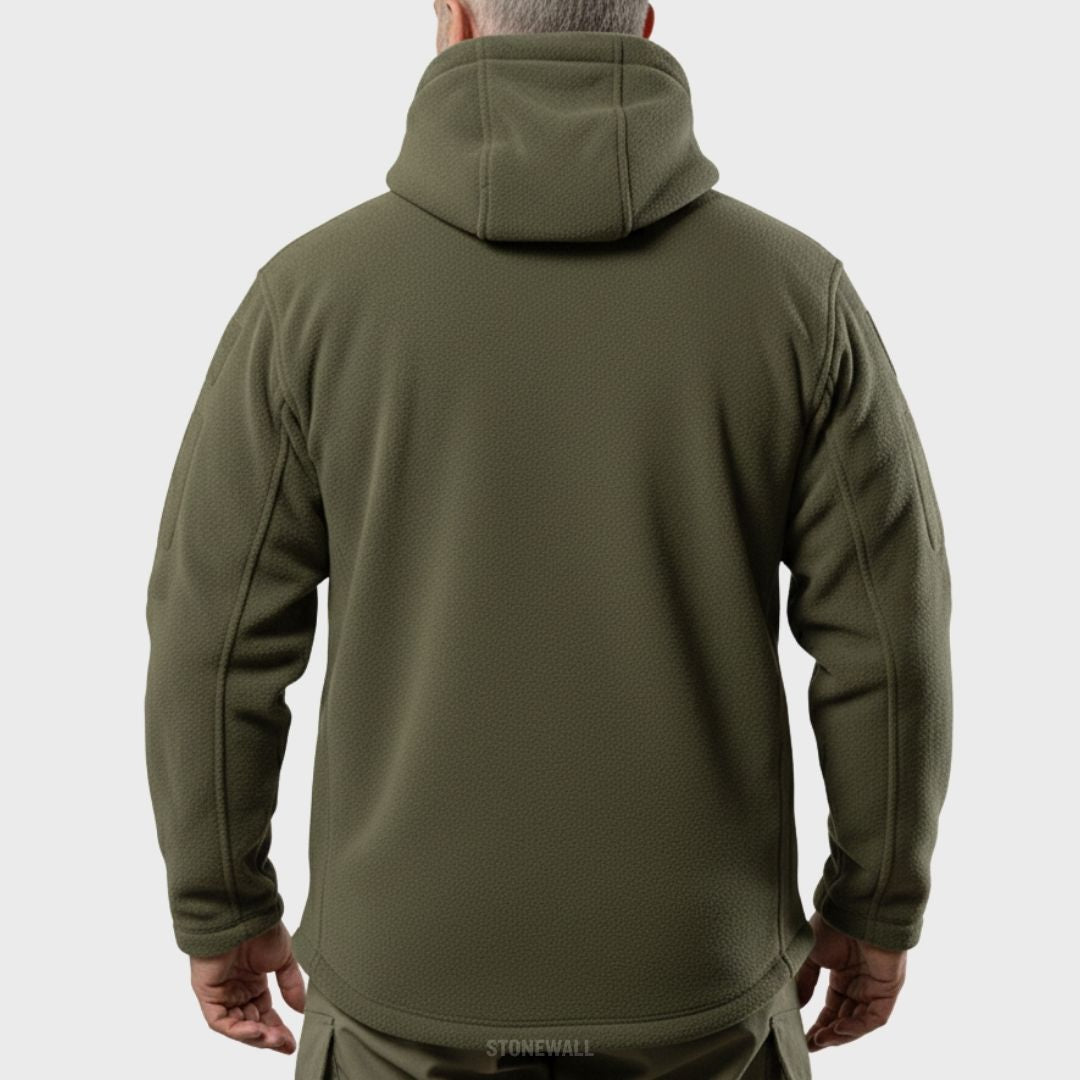 TACTICAL HOODED POLAR FLEECE JACKET