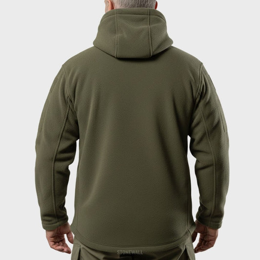 TACTICAL HOODED POLAR FLEECE JACKET