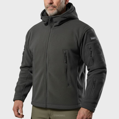 TACTICAL HOODED POLAR FLEECE JACKET
