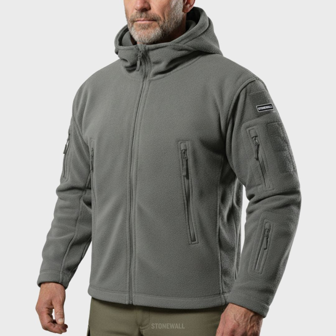 TACTICAL HOODED POLAR FLEECE JACKET