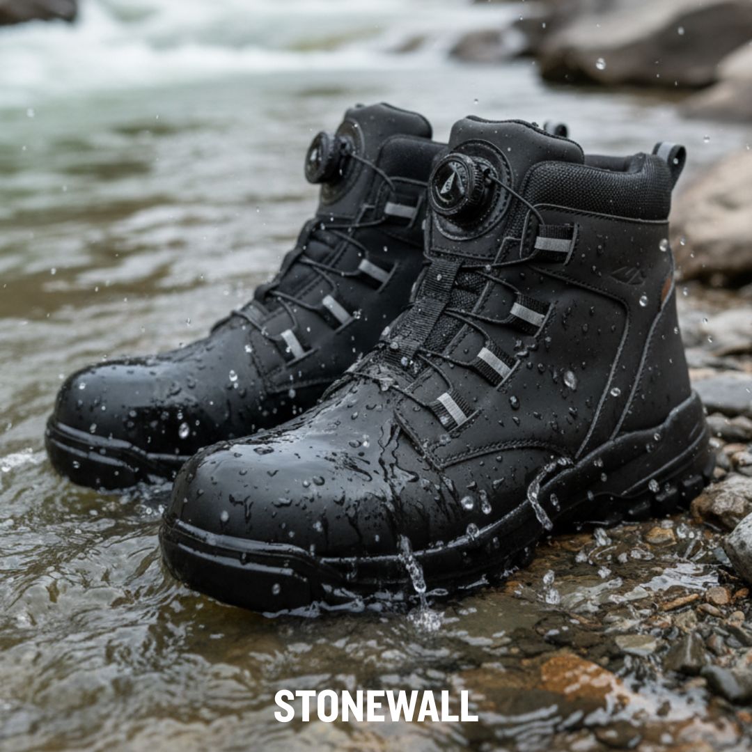 STONEWALL - IMPACT COMFORT-FIT BOOTS KHAKI