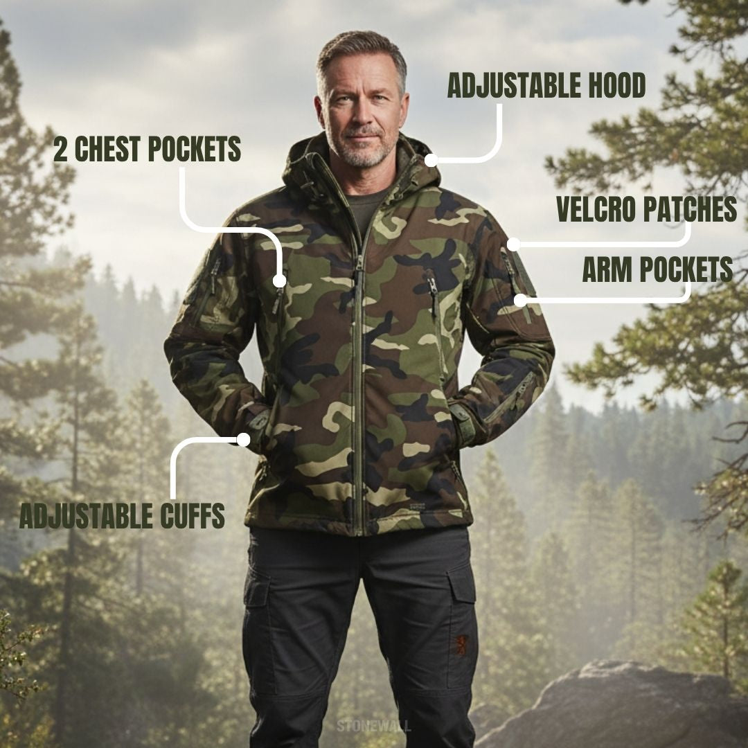 VANGUARD CAMO WATERPROOF SOFTSHELL JACKET